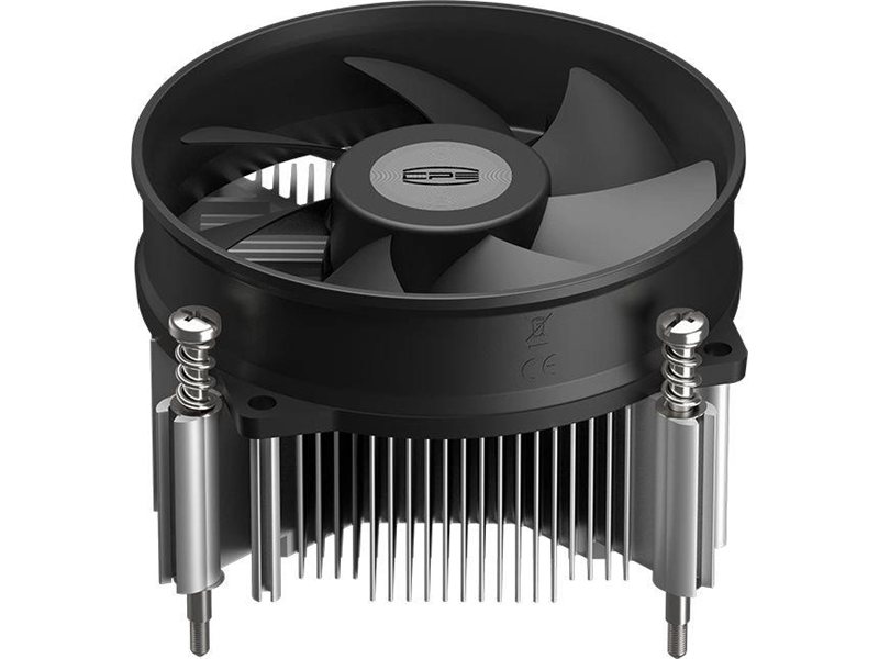 Устройство охлаждения(кулер) PcCooler R95-I Soc-1200/1700/1851 серебристый/черный 4-pin 31.2dB Al+Cu 95W 400gr Ret (R95-XXNIXX-GL)