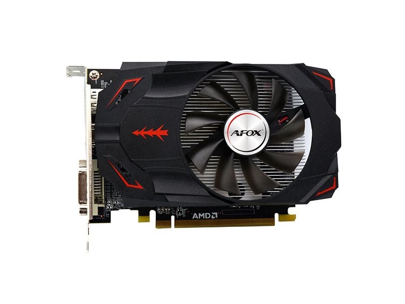 Видеокарта Afox RX550 4GB GDDR5 128bit DVI DP HDMI 1FAN RTL