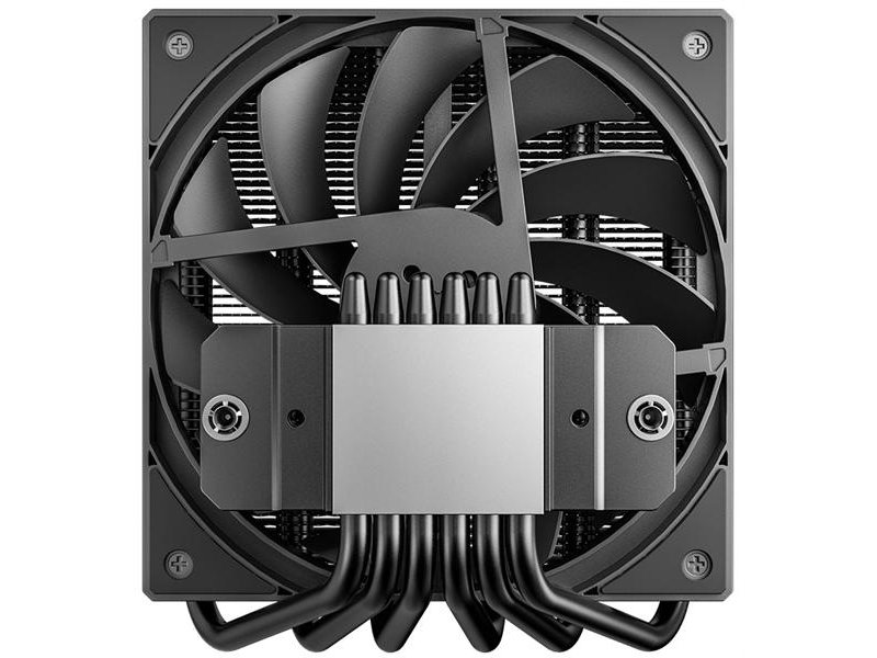 Кулер для процессора ID-COOLING IS-77-XT BLACK LGA1851/1700/1200/115X/AM5/AM4 низкопрофильный высота 77mm (18шт/кор, TDP 150W, PWM, 6 тепл.трубок + медная база, FAN 120mm) BOX