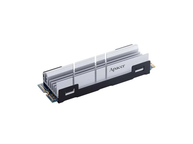 Твердотельный накопитель Apacer SSD AS2280Q4U 1TB M.2 2280 PCIe Gen4x4, R7300/W6000 Mb/s, 3D NAND, MTBF 1.6M, NVMe, 750TBW, Retail, Heatsink, 5 years (AP1TBAS2280Q4U-1)