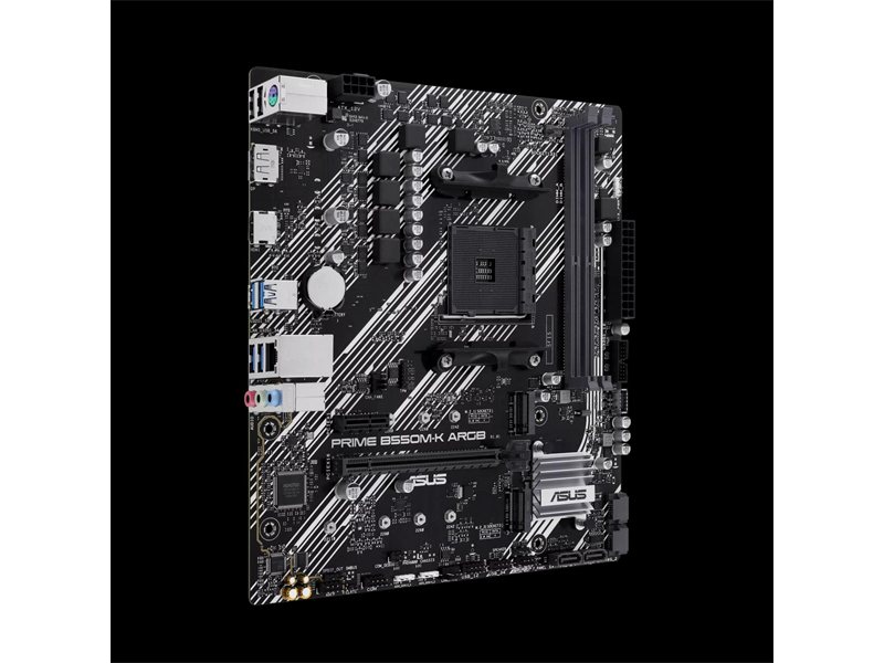 Материнская плата/ PRIME B550M-K ARGB//M4 B550 2DIMM DUAL M.2 AURA MB