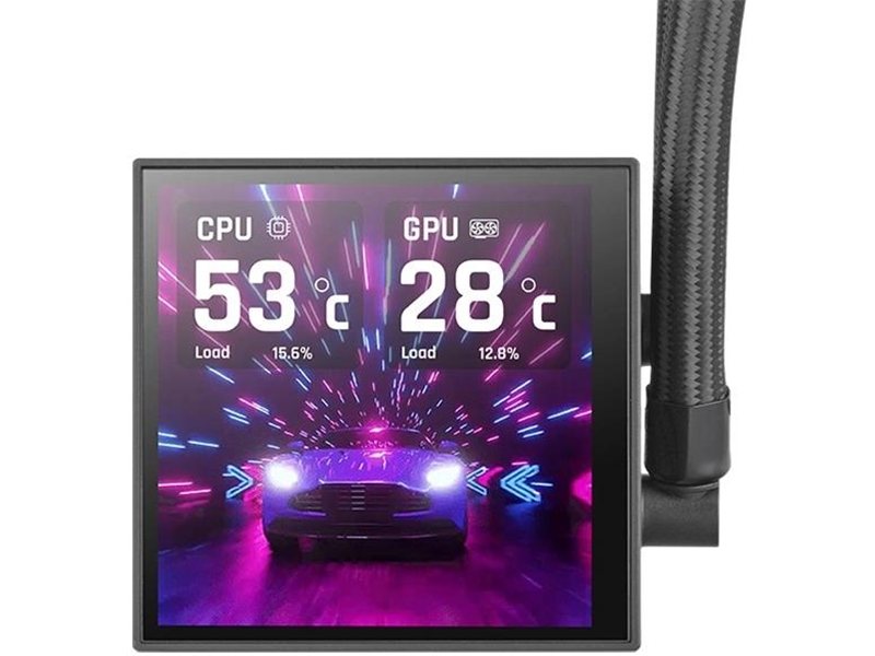 Система водяного охлаждения Thermaltake LB360 Ultra ARGB Soc-AM5/AM4/1200/1700/1851 черный 4-pin 33.8dB Al LCD Ret (CL-W507-PL12SW-A)