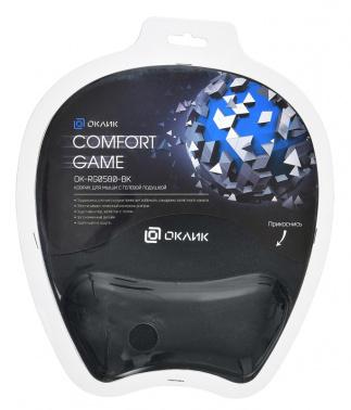 Коврик для мыши Оклик OK-RG0580-BK Мини черный 245x220x24мм