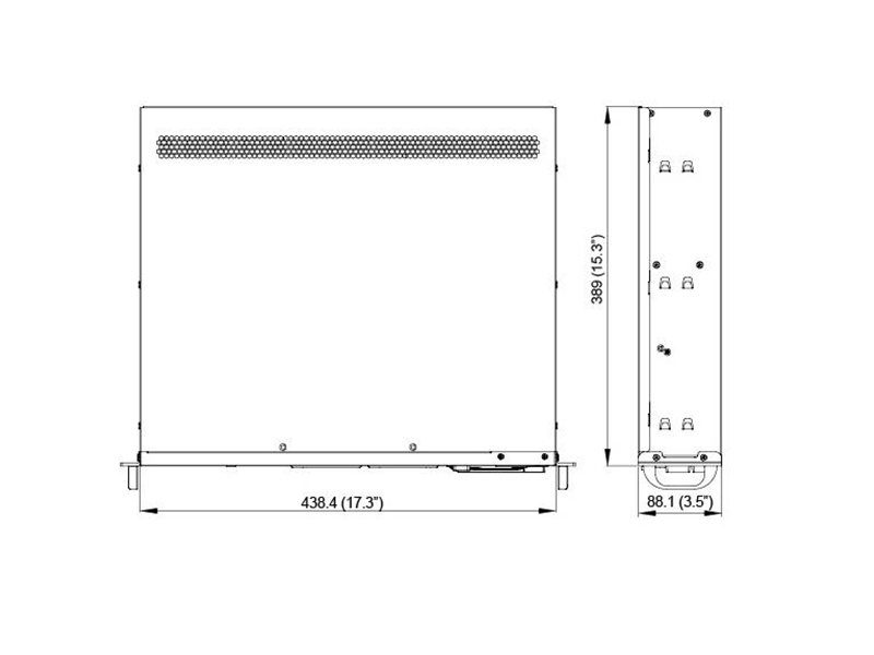 Серверный корпус/ 2U chassis; ATX, Micro-ATX, Mini-ITX MBs; 2 x 3.5''hs + 2 x 3.5'' internal + 1 x 2.5'' internal; single ATX 500W; no rails