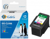 Картридж струйный G&G GG-CL446 многоцветный (15мл) для Canon Pixma MG2440/2540/2940 без чипа