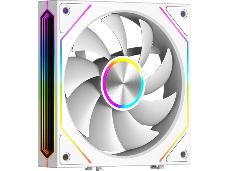 Вентилятор для корпуса PcCooler F3 X120 WH ARGB 120х120x25 белый 4-pin (F3X120-WHAC012-GL) Ret