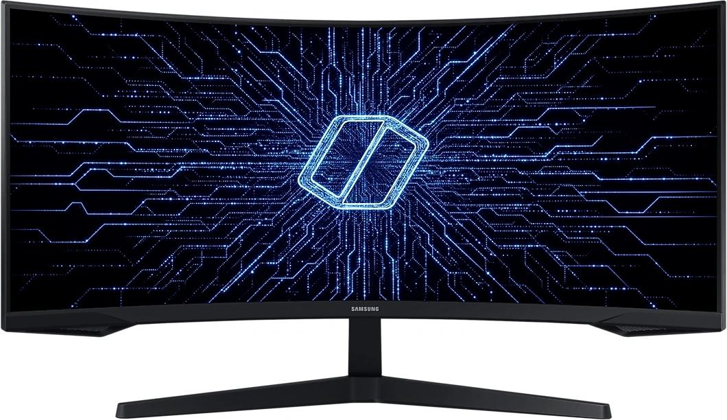 Монитор Samsung 34" Odyssey G5 LC34G55TWWPXEN черный VA LED 21:9 HDMI матовая 250cd 178гр/178гр 3440x1440 165Hz FreeSync Premium DP UW 5.6кг
