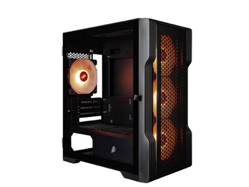 1STPLAYER TRILOBITE T3 ARGB Black / mATX / 4x120mm ARGB fans / T3-BK-4F7
