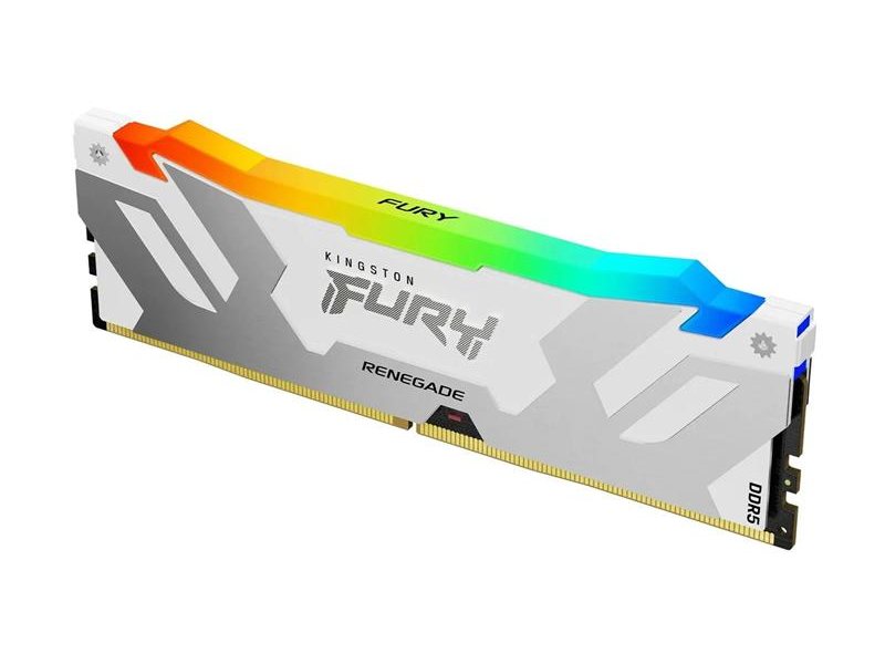 Память оперативная/ Kingston 16GB 7200MT/s DDR5 CL38 DIMM FURY Renegade RGB White XMP