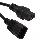 Шнур питания Lanmaster LAN-PP13/14-3.0-BK черный