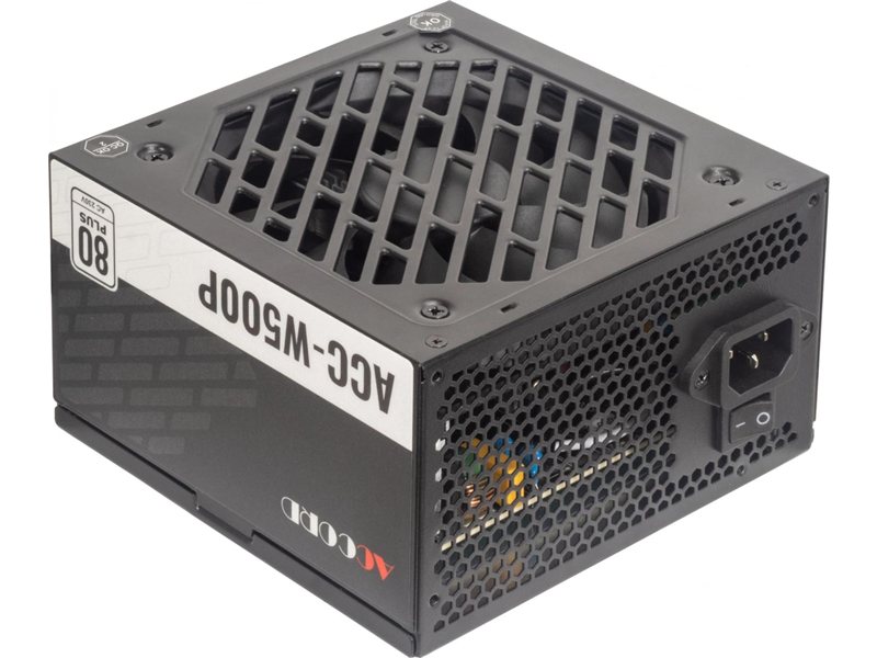 Блок питания Accord ATX 500W ACC-W500P 80+ white (20+4pin) APFC 120mm fan 6xSATA RTL