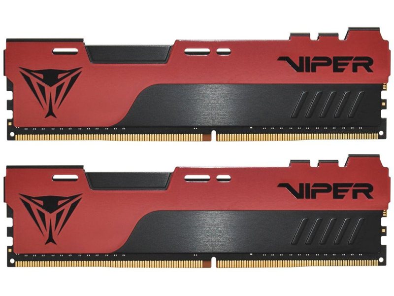 Память DDR4 2x32GB 3200MHz Patriot PVE2464G320C8K Viper Elite II RTL Gaming PC4-25600 CL18 DIMM UDIMM 288-pin 1.35В kit с радиатором Ret