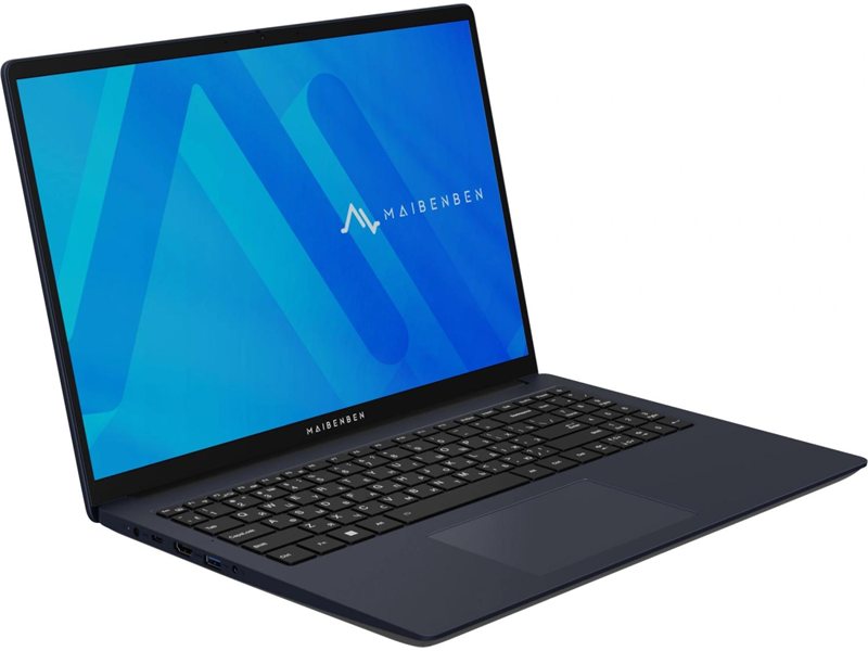 Ноутбук Maibenben M675 Ryzen 5 7430U 16Gb SSD512Gb AMD Radeon Graphics 16" IPS FHD+ (1920x1200) Windows 11 Home blue WiFi BT Cam 3896mAh (M6750F140HU4E10)