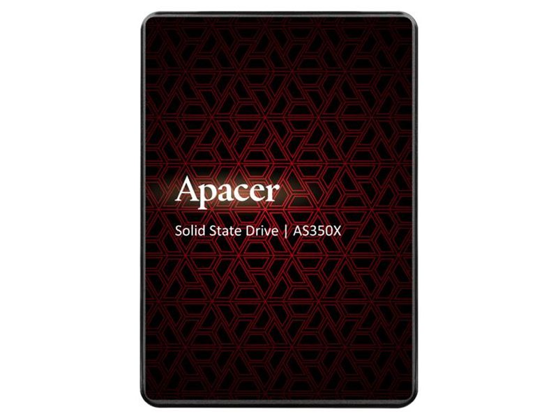 Твердотельный накопитель Apacer SSD PANTHER AS350X 128Gb SATA 2.5" 7mm, R560/W540 Mb/s, 3D NAND, IOPS 38K/75K, MTBF 1,5M, 75TBW, Retail, 3 years (AP128GAS350XR-1)