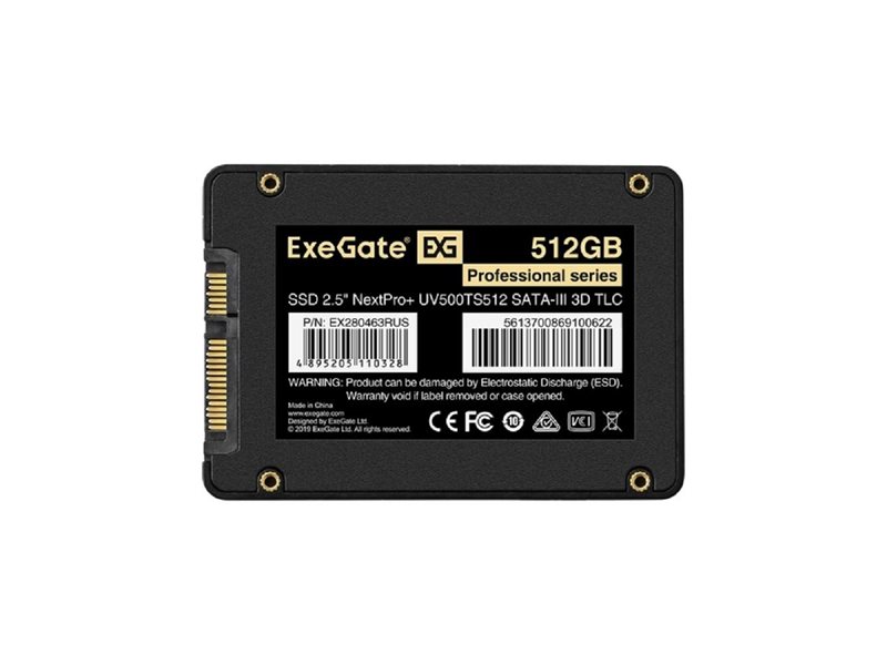 ExeGate SSD 512GB Next Pro+ Series EX280463RUS {SATA3.0}