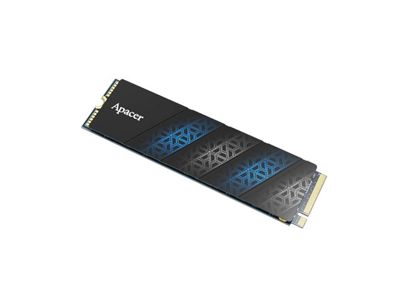 Твердотельный накопитель SSD Apacer AS2280P4U PRO 256GB M.2 2280 AP256GAS2280P4UPRO-1 Client PCIe Gen3x4 with NVMe, 3500/1200, IOPS 210/315K, MTBF 1.8M, 3D NAND, 170TBW, 0,36DWPD, Heat Sink, RTL (919342)