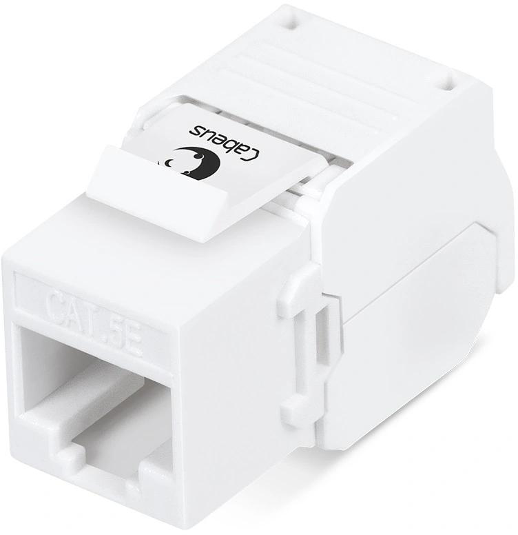 Модуль Cabeus KJ-RJ45-CAT.5E-180-TOOLLESS информ. Keystone RJ45 кат.5E бел.
