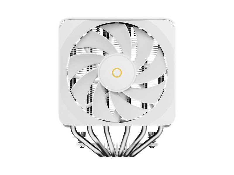 Кулер для процессора Ocypus Delta A62 EX WH Digital, 2x120mm ARGB FAN, Top Display Panel, 6 HEAT PIPES, 4-PIN PWM, 600-1800 RPM, 31DBA, HYDRO BEARING, LGA115X/1200/1700/18XX, AM4/AM5