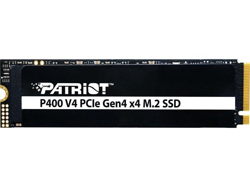 Твердотельный накопитель Patriot SSD P400 V4 500GB M.2 2280 NVMe PCIe 4.0 x4 R5000/W3000 TBW 160TB 3D NAND with HS