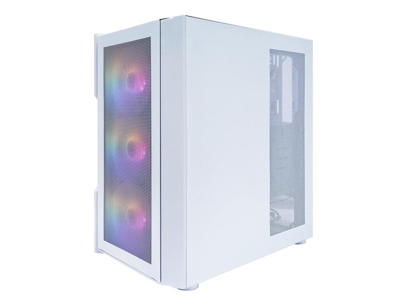 1STPLAYER TRILOBITE T7-P White / ATX / 4x120mm LED fans / T7-P-WH-4F1-W