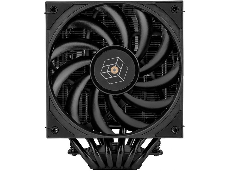 Thermalright Кулер Royal Knight 120 Black LGA115X/1200/1700/1851/2011/2066 (2x120mm PWM Fan, медное основание, 6 тепл. трубок 6мм) / TRRK120B