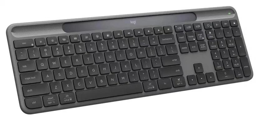 Клавиатура Logitech K980 графитовый беспроводная BT slim (920-013768)