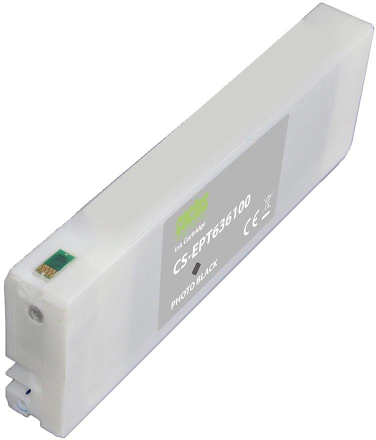 Картридж струйный Cactus CS-EPT636100 T6361 черный пигментный (700мл) для Epson Stylus PRO 7700/7890/7900/9700 с чипом