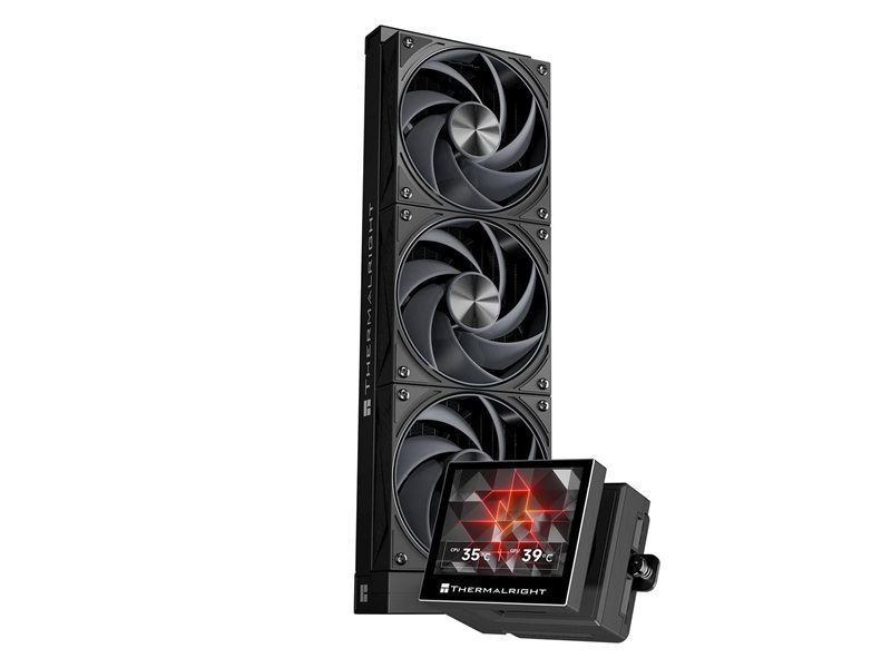 Thermalright Система водяного охлаждения Stream Vision 360 Black / 3x120mm PWM Fans / TRSV360B