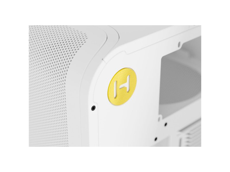 Корпус без блока питания/ Case HYTE X50 Air, Midi-Tower, no fans, 2xUSB-A 3.2, 1xUSB Type-C, E-ATX, ATX, mATX, mITX Snow White