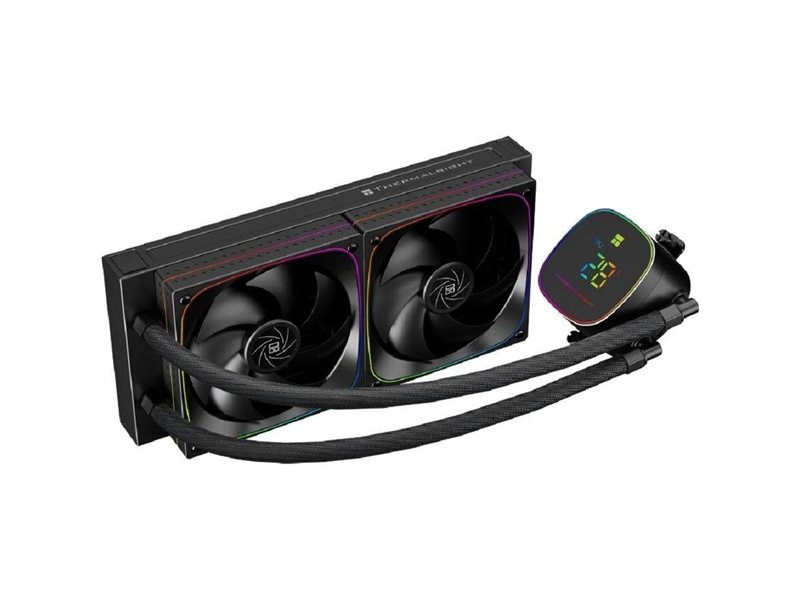 Thermalright Система водяного охлаждения Frozen Horizon 240 Digital Argb Black / 2x120mm ARGB PWM Fans / TRFH240DAB