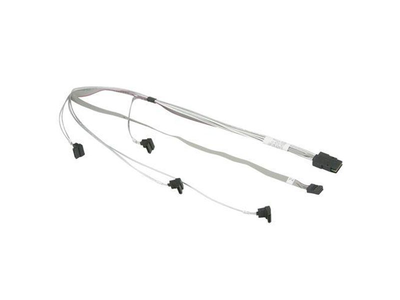 Кабель SuperMicro CBL-0278L Internal, 64cm Mini-SAS (SFF-8087) to 4x SATA RA 64/54/44/34cm, PBF