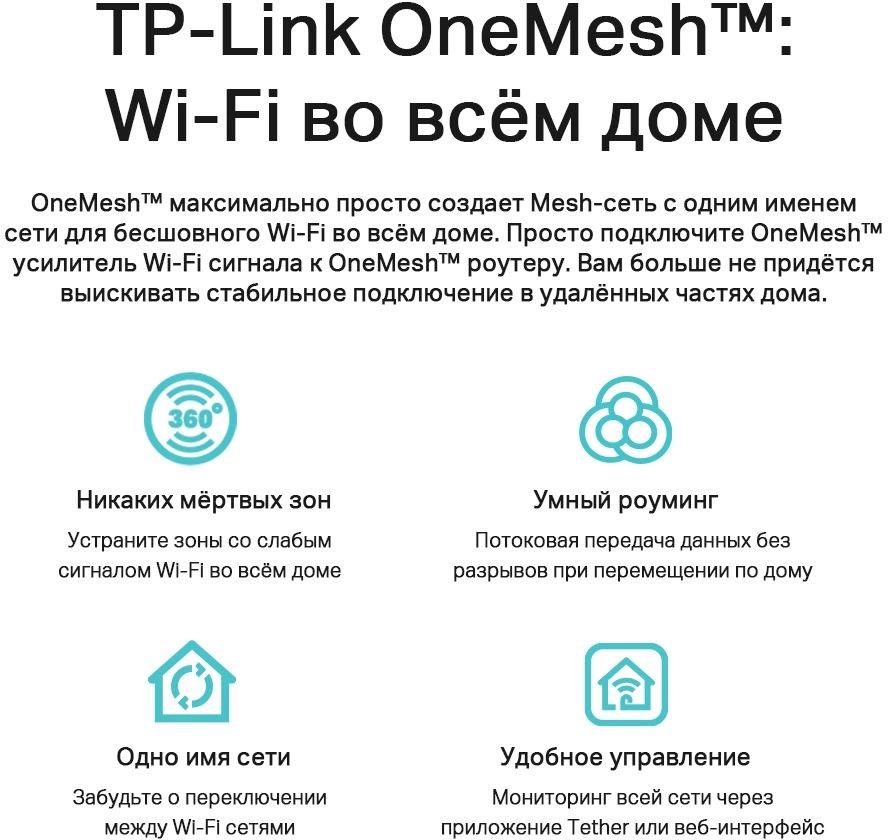 Роутер беспроводной TP-Link Archer C6U AC1200 10/100/1000BASE-TX черный