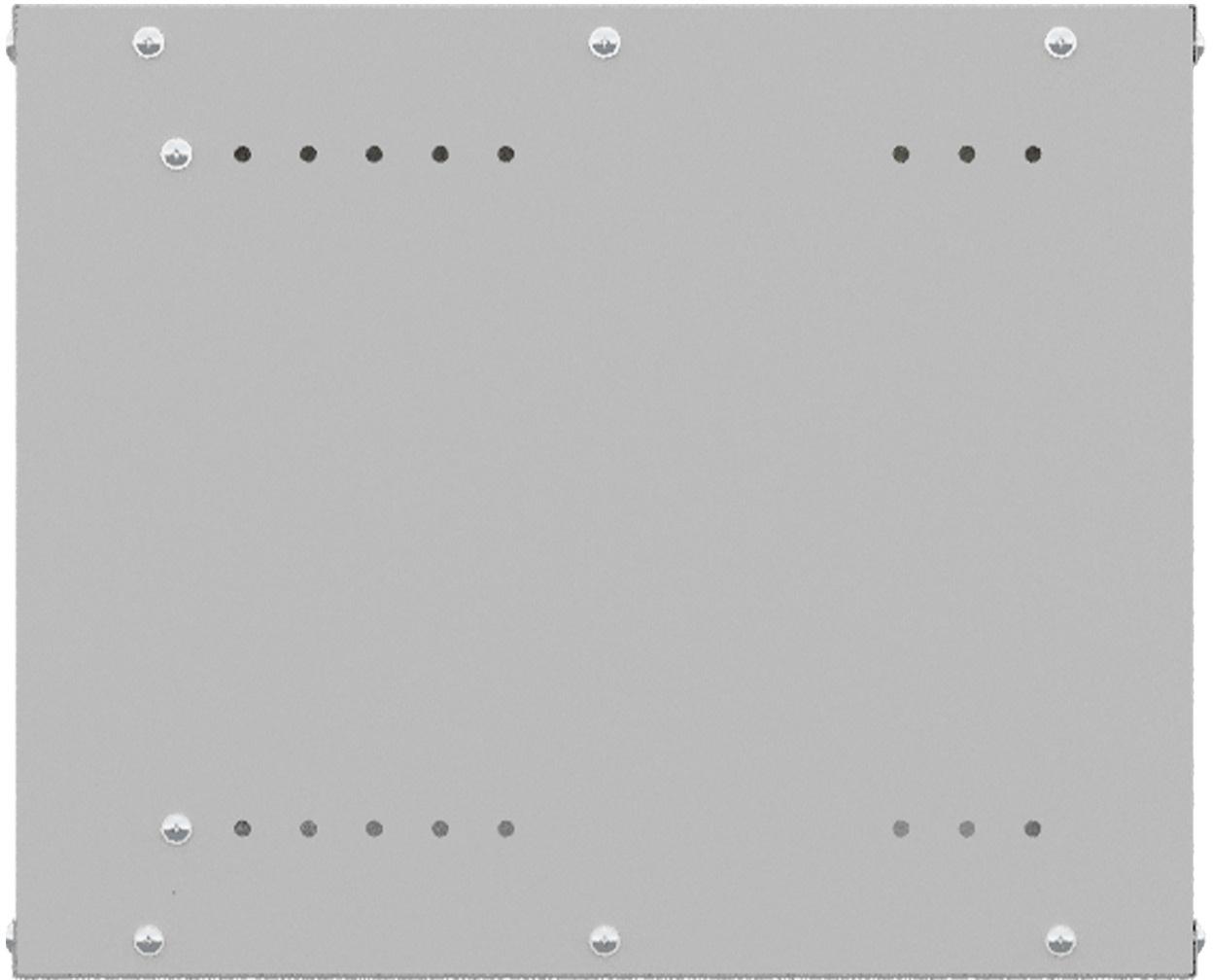 Шкаф коммутационный NTSS Lime (NTSS-WL6U5545GS) настенный 6U 550x450мм пер.дв.стекл несъемн.бок.пан. 30кг серый 370мм 9.6кг 110град. 370мм IP20 укомплектованный