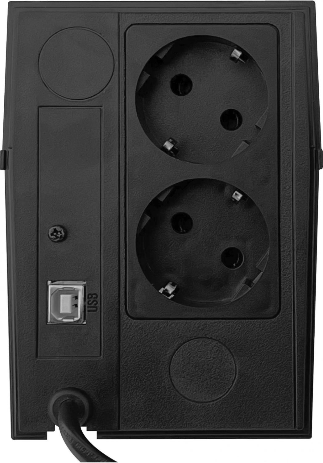 Источник бесперебойного питания Powercom Raptor RPT-600AP SE 360Вт 600ВА черный