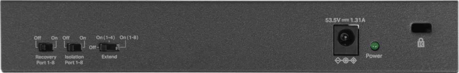 Коммутатор Mercusys MS110P (L2) 10x100Мбит/с 8PoE+ 65W неуправляемый