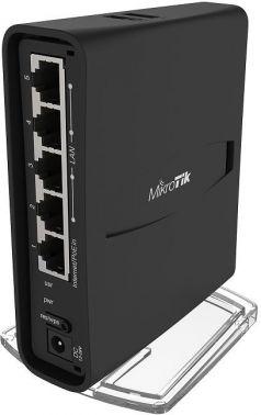 Роутер беспроводной MikroTik hAP ac2 (RBD52G-5HACD2HND-TC) AC1200 10/100/1000BASE-TX/4G ready черный