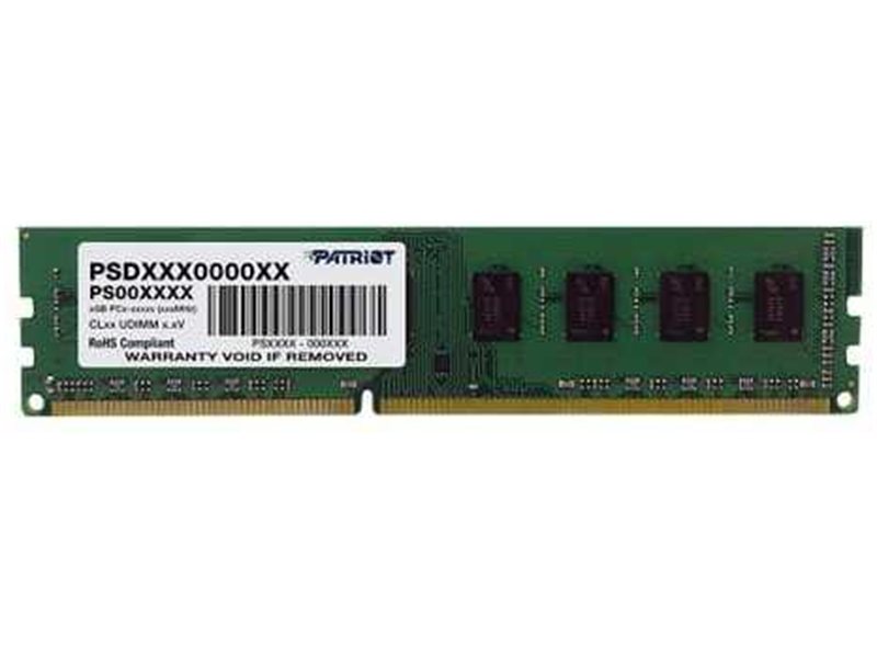 Память DDR3L 4GB 1600MHz Patriot PSD34G1600L81 Signature RTL PC3-12800 CL11 DIMM UDIMM 240-pin 1.35В single rank Ret
