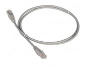 Патч-корд Lanmaster TWT-45-45-0.15-GY UTP RJ-45 вил.-вилка RJ-45 кат.5E 0.15м серый ПВХ