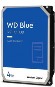 Жесткий диск/ HDD WD SATA3 4TB Blue 5400 RPM 256Mb 1 year warranty (replacement WD40EZAZ,WD40EZRZ)