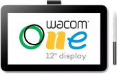 Графический планшет-монитор Wacom One 12 LED USB Type-C белый