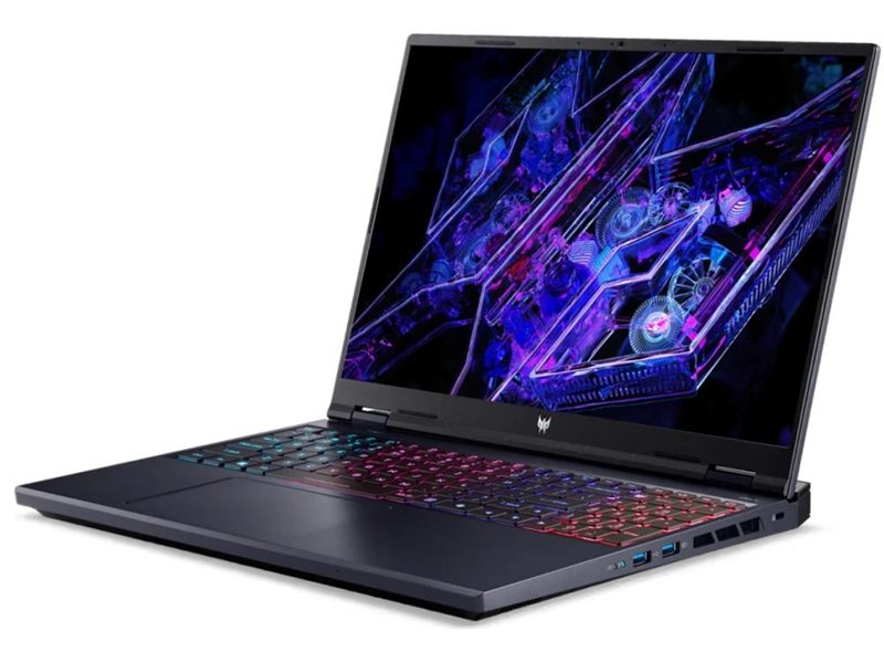 Ноутбук/ ACER Predator Helios 16 PH16-72-921Y 16"(2560x1600 (матовый) IPS)/Intel Core i9 14900HX(2.39Ghz)/32768Mb/2TbPCISSDGb/noDVD/Ext:nVidia GeForce RTX4070(8192Mb)/Cam/BT/WiFi/65WHr/war 1y/2.4kg/Black/NoOS