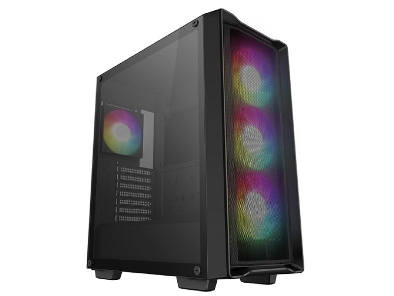 Deepcool CC560 Mesh V2 черный без БП ATX 4x120mm 5x140mm 2xUSB3.0 audio bott PSU