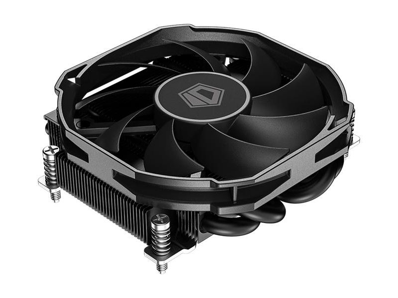 Кулер для процессора ID-COOLING IS-30A BLACK AMD AM5/AM4 низкопрофильный высота 30mm (36шт/кор, TDP 100W, PWM, 4 тепл.трубки прямого контакта, FAN 92mm) BOX
