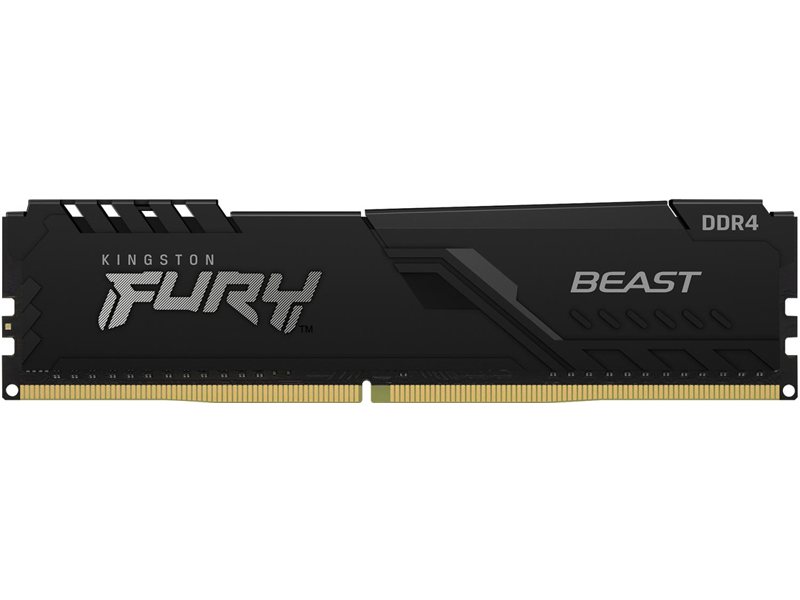 Память DDR4 16GB 3600MHz Kingston KF436C18BB/16 Fury Beast Black RTL Gaming PC4-28800 CL18 DIMM UDIMM 288-pin 1.35В single rank с радиатором Ret