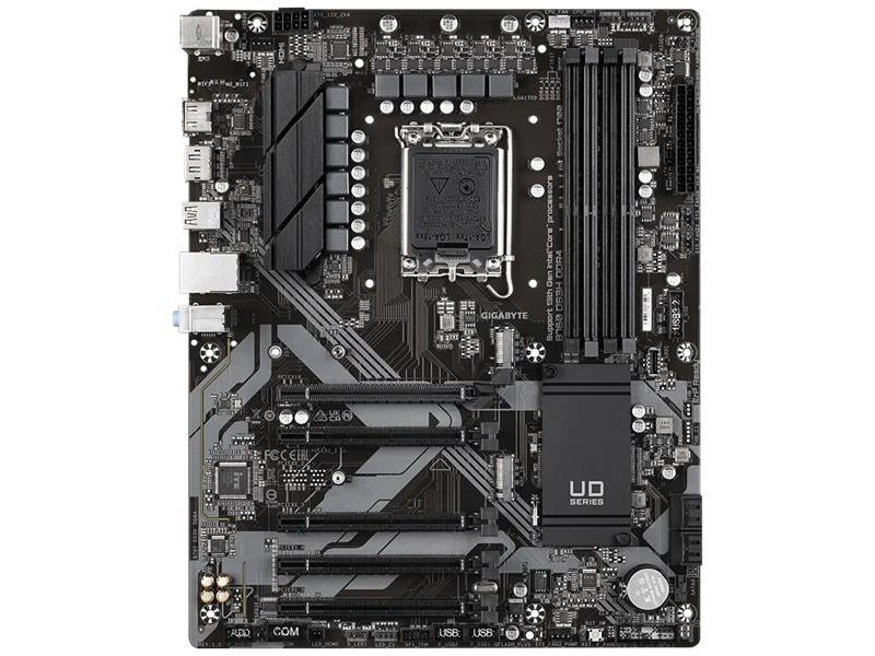 Материнская плата MB GIGABYTE INTEL B760 s1700, 4xDDR4(128GB), HDMI 2.0/DP, 1xPCIe 4.0x16, 4xPCIe 3.0x16, 1xLAN, 4xSATA 6Gb/s, 2xM.2, 1xUSB-C, 1xUSB 3.2, 4xUSB 2.0, 1xPS/2, ATX