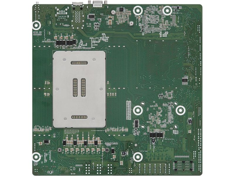 Материнская плата/ ASRock SPC741D8UD-2T/X550, Deep Micro-ATX, 1x LGA 4677 5th/4th Gen Intel Xeon Scalable, 8x DDR5 RDIMM/ RDIMM-3DS, 4x PCIe5.0 / CXL1.1 x16, 2x MCIO (PCIE5.0 x8), 1x M.2 (PCIe3.0 x4 or SATA 6Gb/s), up to 9 SATA 6Gb/s, 2x RJ45 (10GbE) Inte
