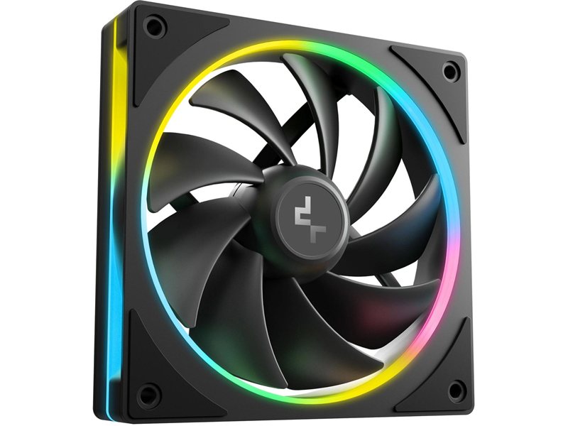 Вентилятор для корпуса Deepcool FL12 SE ARGB 120х120x25 черный 4-pin 28.67дБ (R-FL12SE-BKAPN1-G) Ret