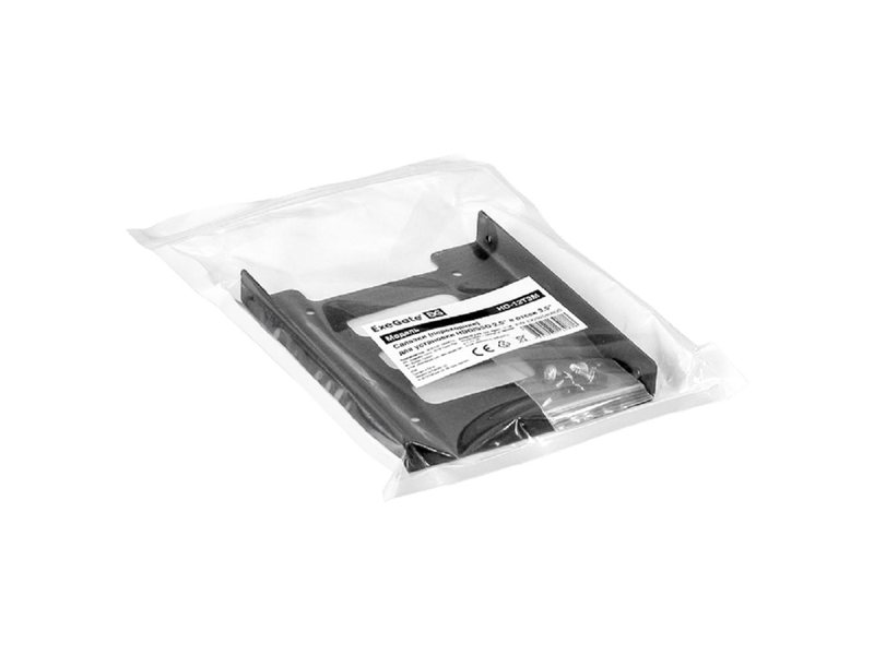 Exegate EX292546RUS Салазки (переходник) ExeGate HD-12T3M металлические для установки HDD/SSD 2.5" в отсек 3.5"