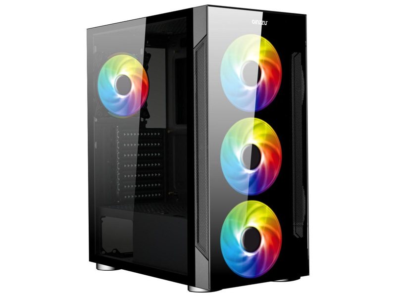 Ginzzu CL280 FAN 12CM RGB*4 USB3.0 Window