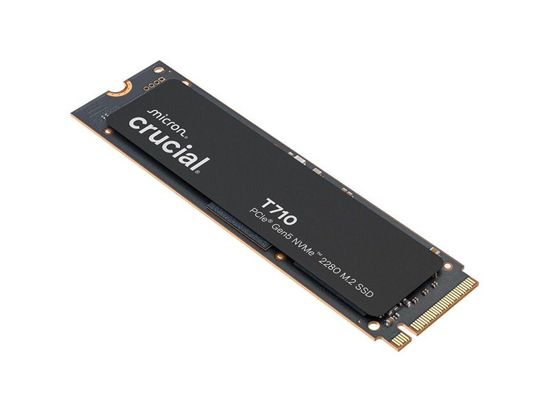 Твердотельный накопитель Crucial T710 2TB PCIe Gen5 NVMe 2280 M.2 SSD CT2000T710SSD8